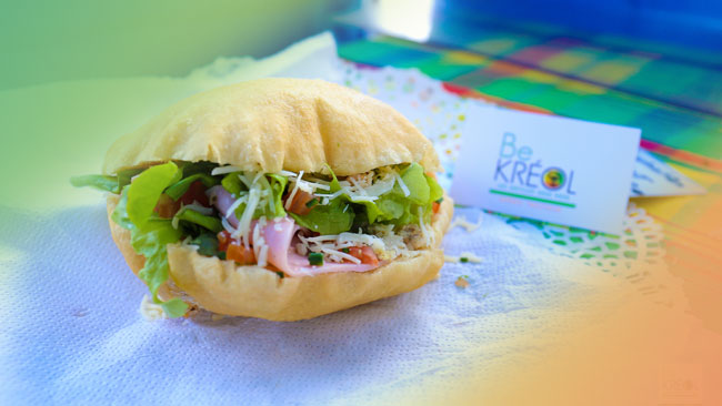 Bokit cuisine antillaise Caen